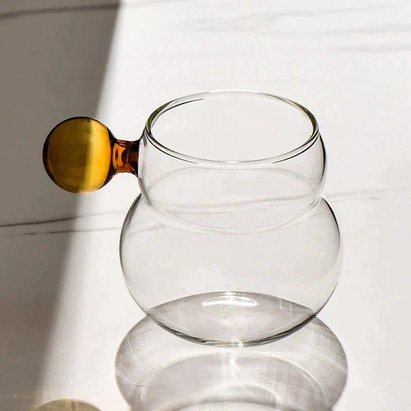 Garduru Bubble Glass Tassen Gelb Oder Grün