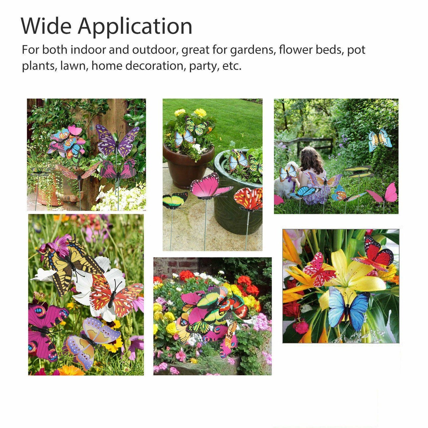 Gartenschmetterlinge - wasserdicht & dekorativ