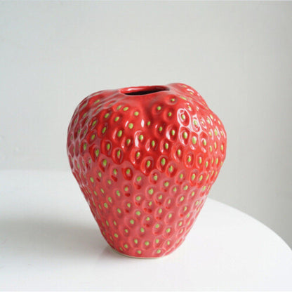 Garduru Strawberry Ceramic Vase