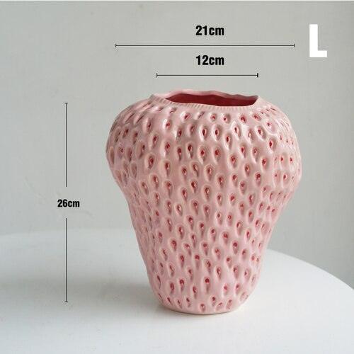 Garduru Strawberry Ceramic Vase