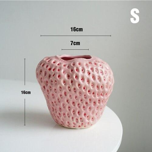 Garduru Strawberry Ceramic Vase