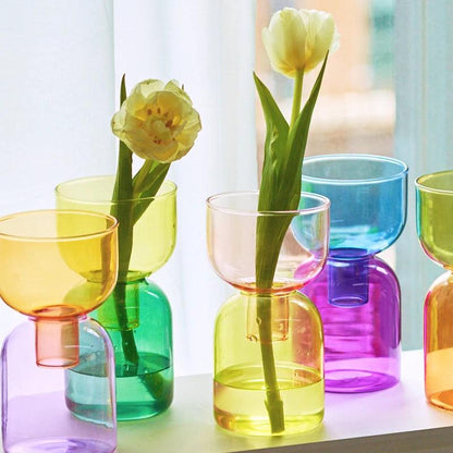 Garduru Glass Bodletop Zweiteilige Vase