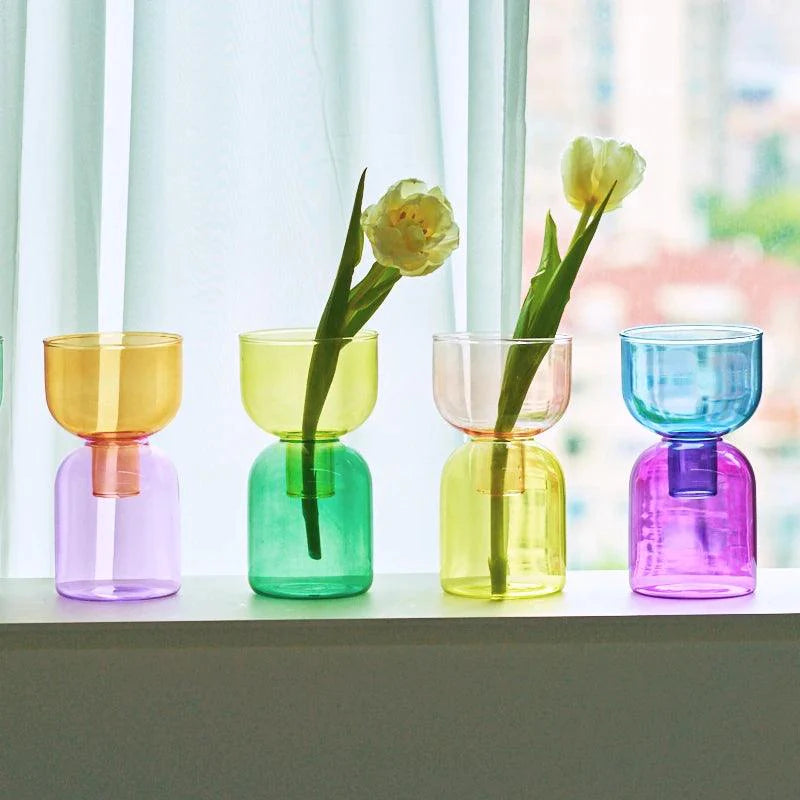 Garduru Glass Bodletop Zweiteilige Vase