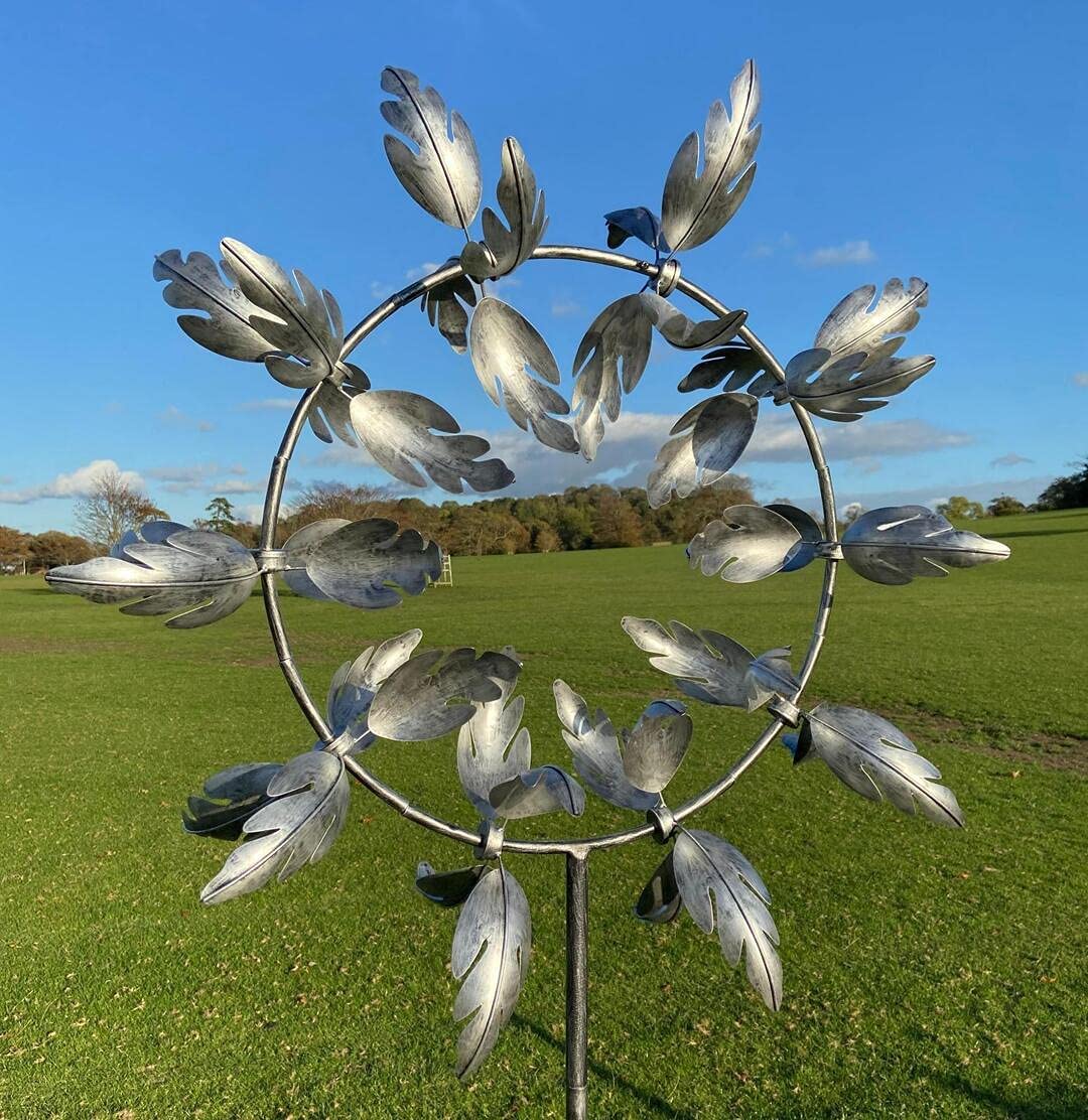 Magische Metall-Windmühle: Kinetic Windspinner für den Garten