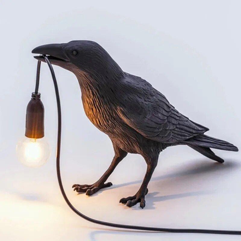 Garduru Krähe Vogel Lampe