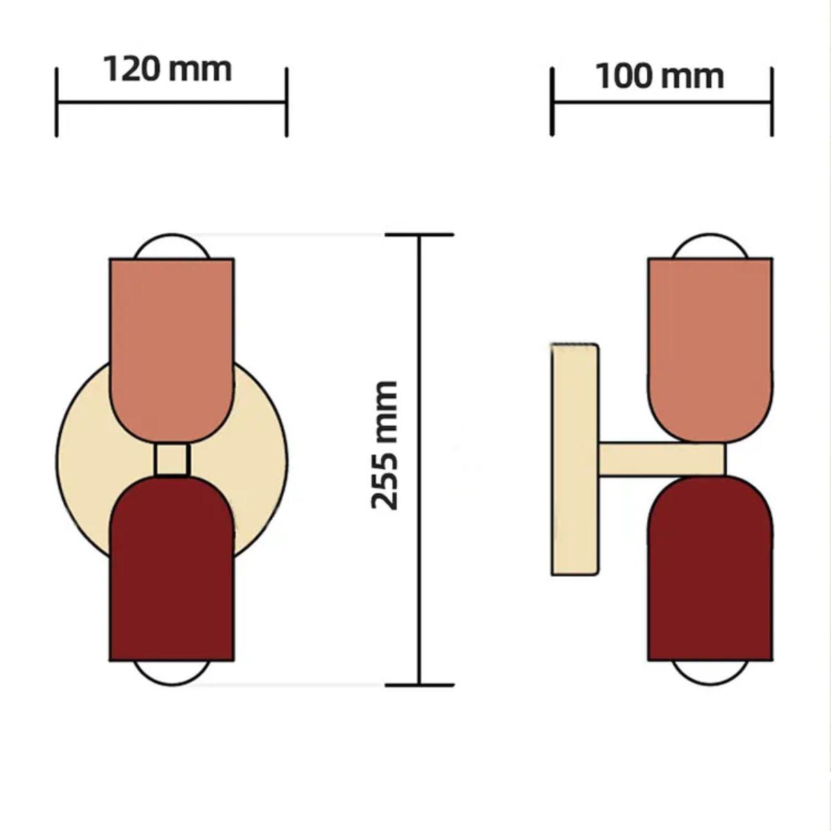 Garduru Doppelköpfe Wandlampe