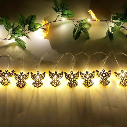 Moderne Gold Angel String Light - Langes Eisen - Feenlichtlicht