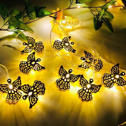 Moderne Gold Angel String Light - Langes Eisen - Feenlichtlicht