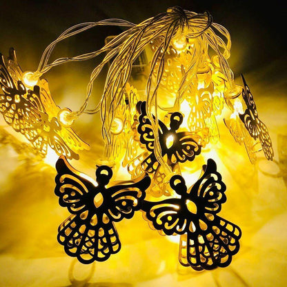 Moderne Gold Angel String Light - Langes Eisen - Feenlichtlicht