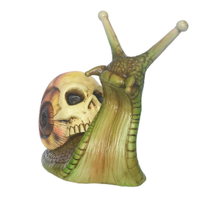 Skull Snail Figur - Gotische Kunst für Ihre Sammlung!