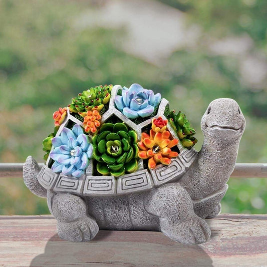 Solar-Schildkröte für magische Gartenbeleuchtung